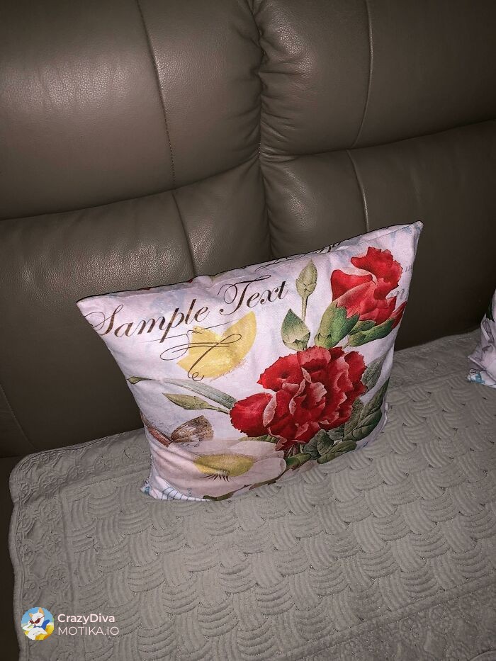 Grandma Got A Good Deal On This Pillow