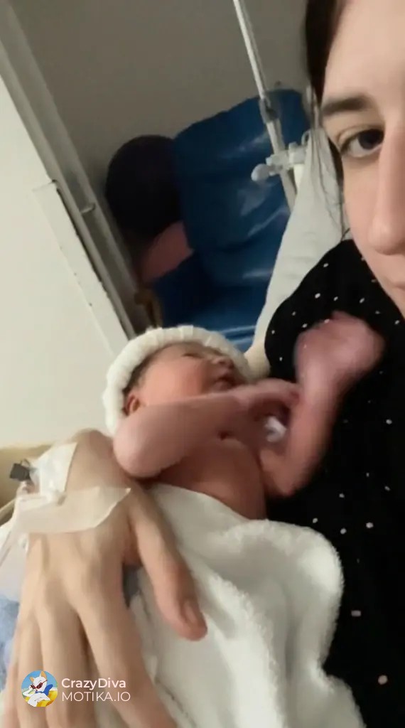 One night, Beth went to go check on her newborn and found a midwife in an office holding a tot
