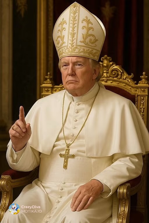 Ватикан има талент: Трамп се пријави со АИ-селфи за следен Папа