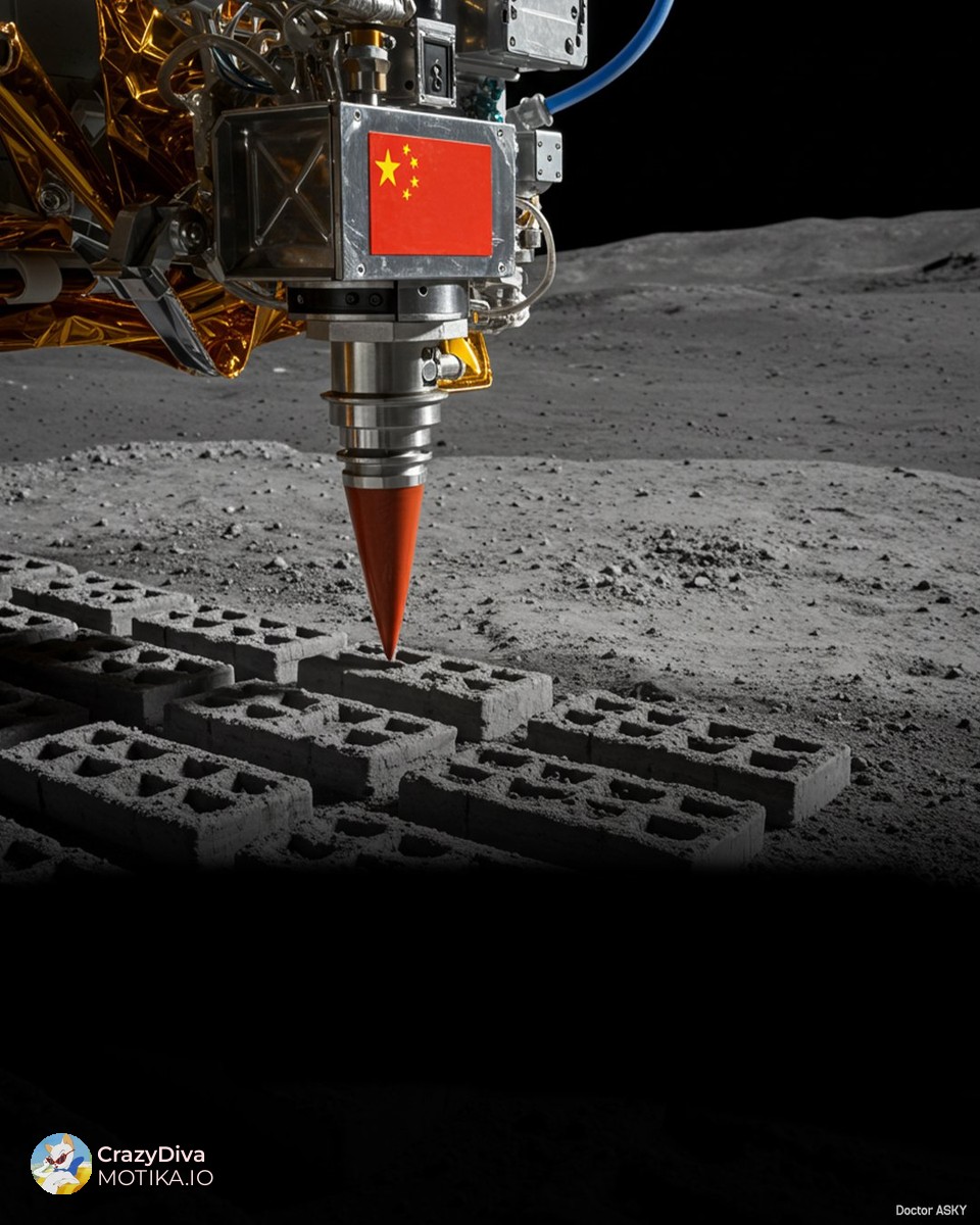 Уште една луда идеја од Кина? Планира до 2028 да печати 3D тули од месечева почва