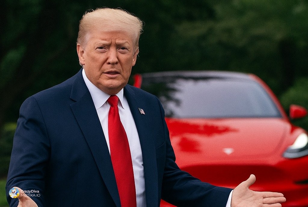 Некој заинтересиран да купи Тесла? 😄 Трамп сака да ја продаде по спорот со Маск