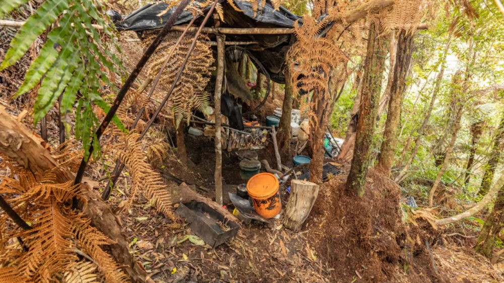 Novas fotos do acampamento sombrio onde Tom Phillips manteve três crianças longe da polícia por quatro anos — e terminou morto após tiroteio durante um assalto a uma loja agrícola