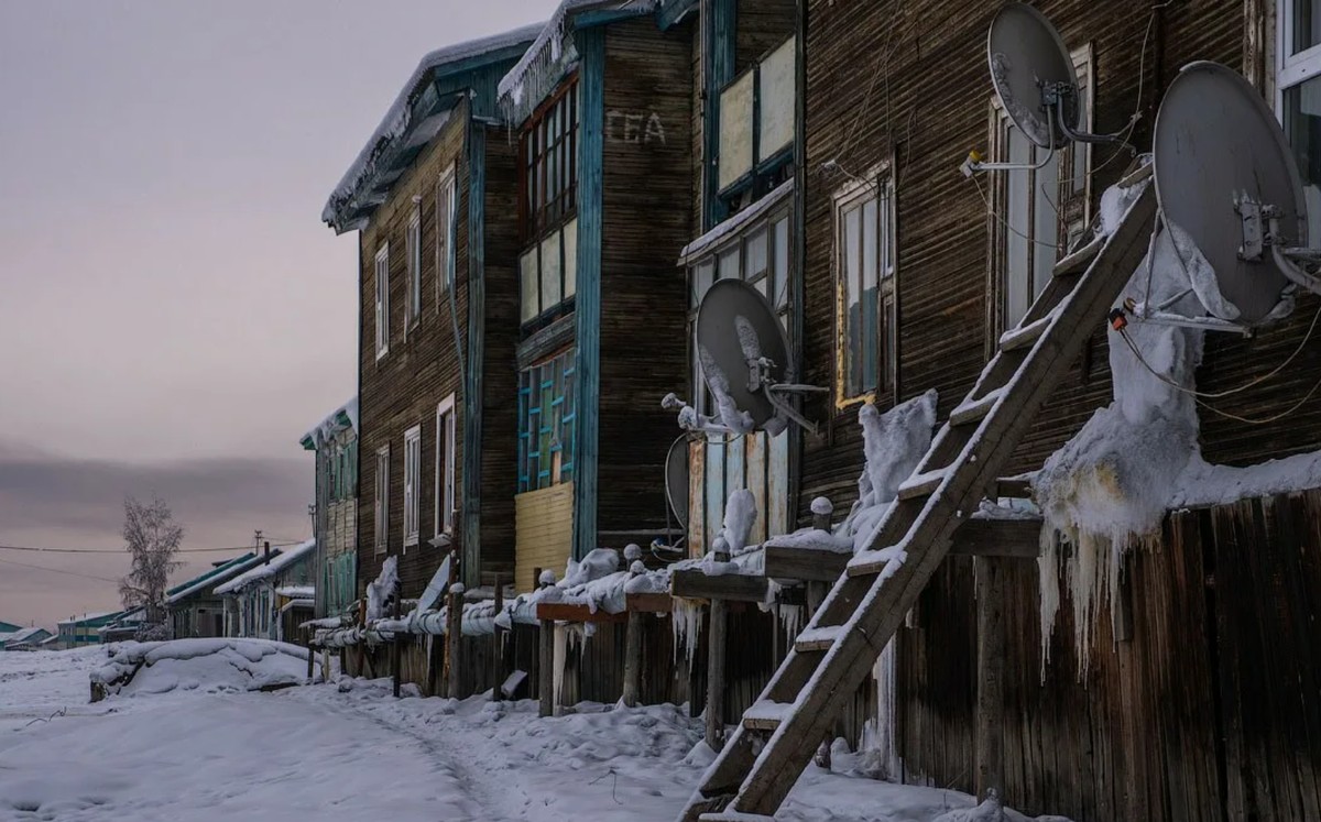 Verkhoyansk: sete ruas, uma escola e o título de cidade desde 1822