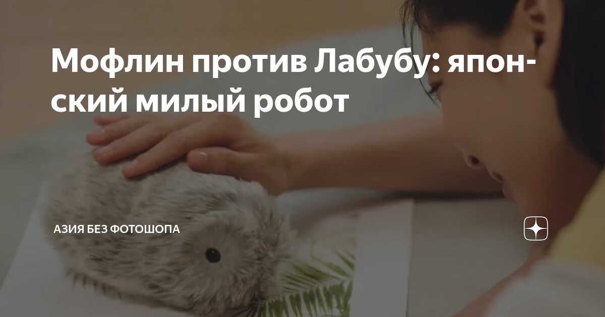 在 Labubu 风靡全球之时，日本人却爱上了一只更可爱、也更昂贵的掌心机器人宠物 Moflin
