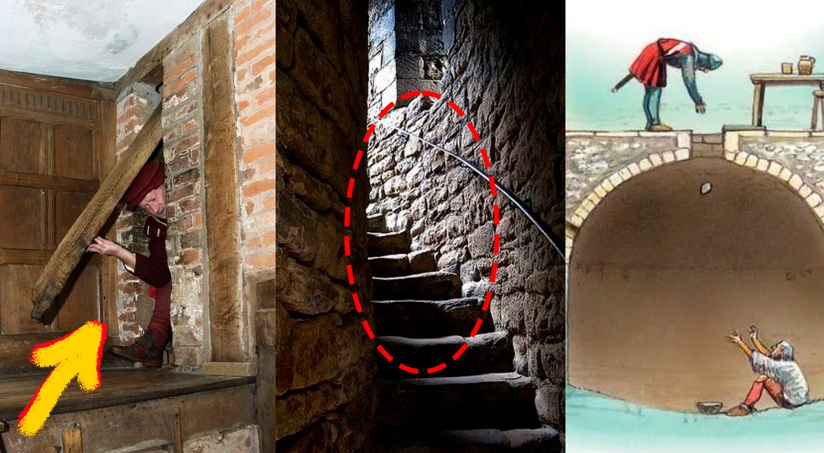 L'ingénierie des châteaux: l'eau et les passages secrets