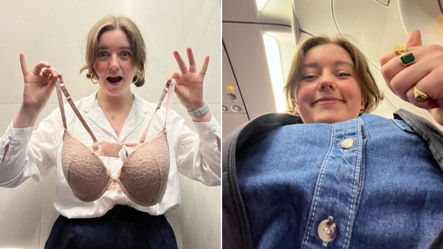 The mechanics: turning a bra into a wearable suitcase
