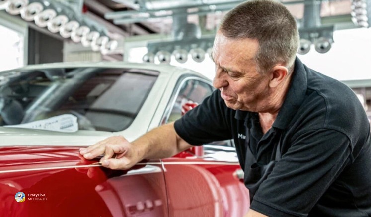 Единствениот сликар на линијата на Rolls-Royce – заработува шестцифрени суми за три часа работа