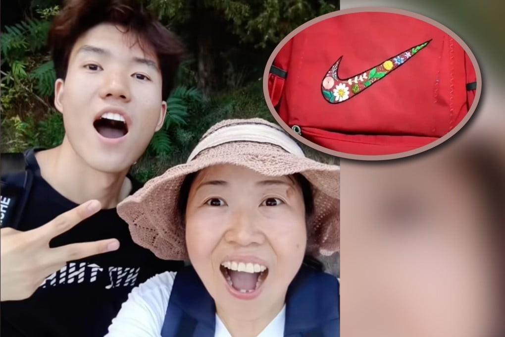 Aus Not und Liebe: Eine Mutter nähte ein florales Nike-Swoosh auf den Schulranzen ihres Sohnes – und Nike belohnt sie Jahre später