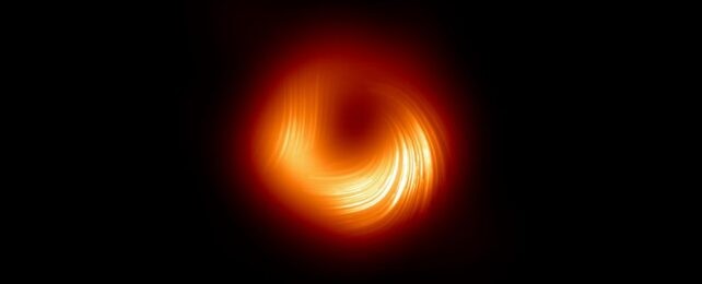 O Buraco Negro M87* está passando por uma tempestade magnética: o campo ao redor do horizonte de eventos inverteu de direção entre 2017 e 2021