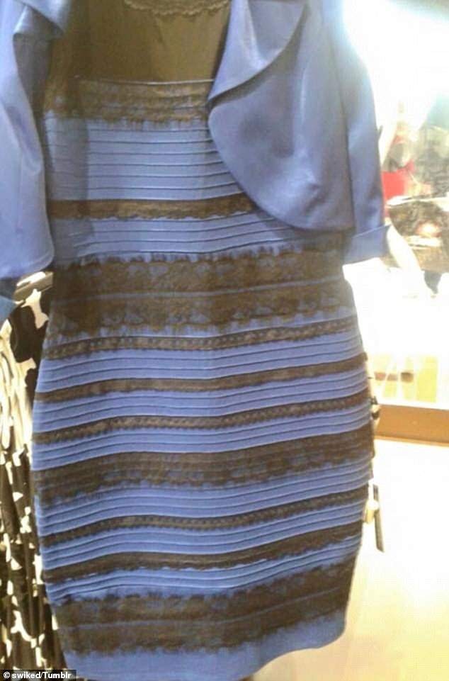 Wie die Illusion funktioniert: Nur der aktuell fokussierte Punkt erscheint violett, alle anderen wirken blau