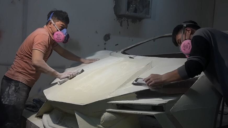 El origen del proyecto: convertir un Nissan en una réplica estética de Lamborghini