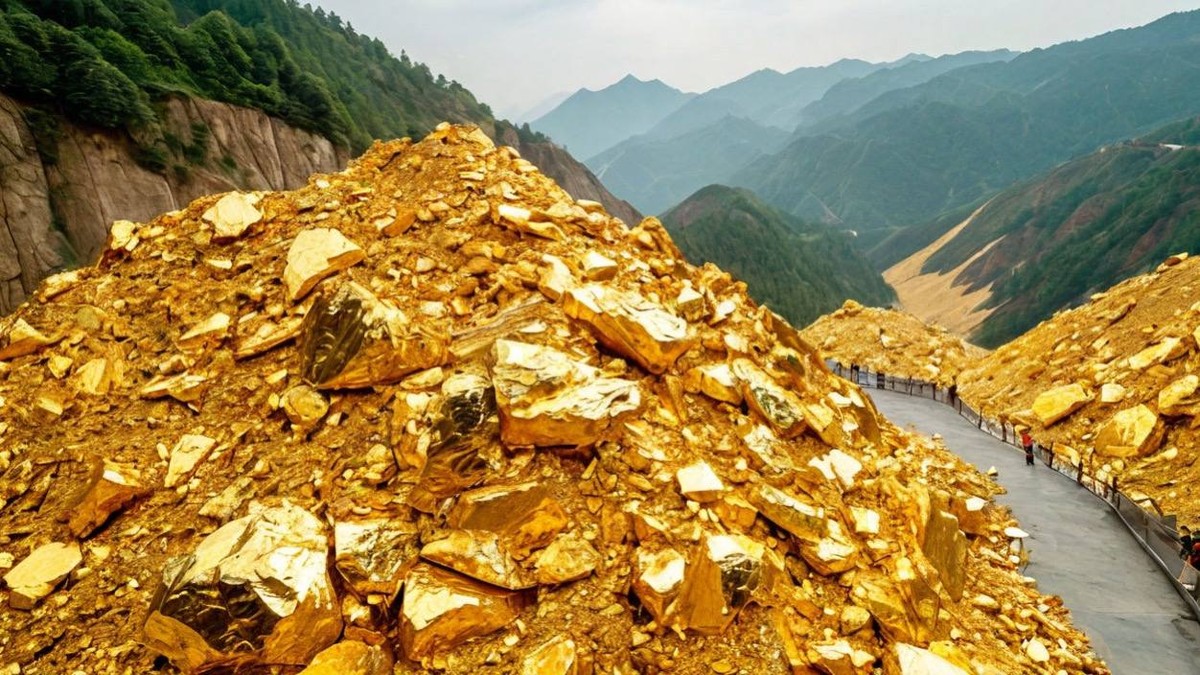 El mayor yacimiento de oro de la historia ya existe: 1100 toneladas enterradas a dos kilómetros de profundidad