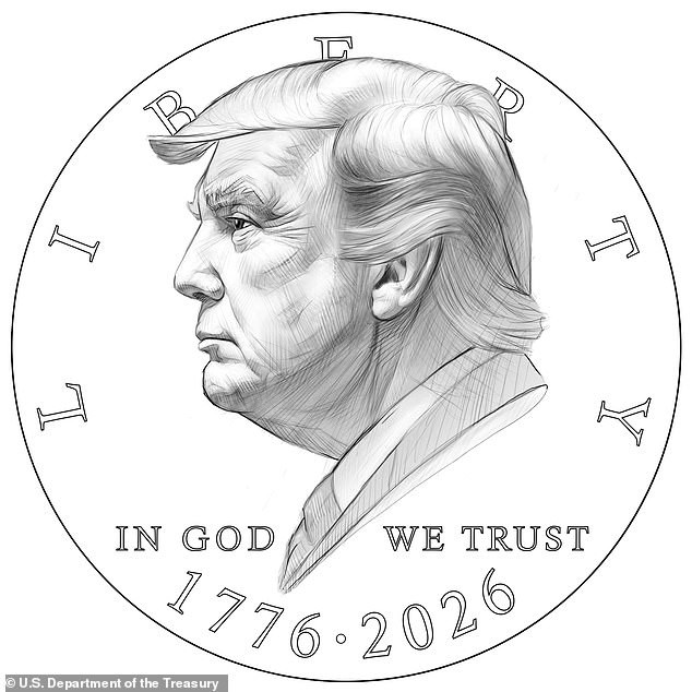 Министерството за финансии на САД ќе издаде нова монета од 1 долар со ликот на Трамп