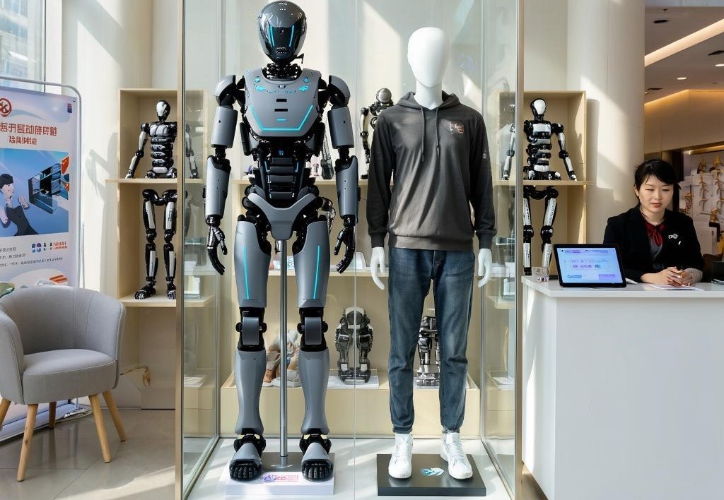 Exoesqueletos com IA já estão à venda na China — as ruas viraram showroom de ficção científica