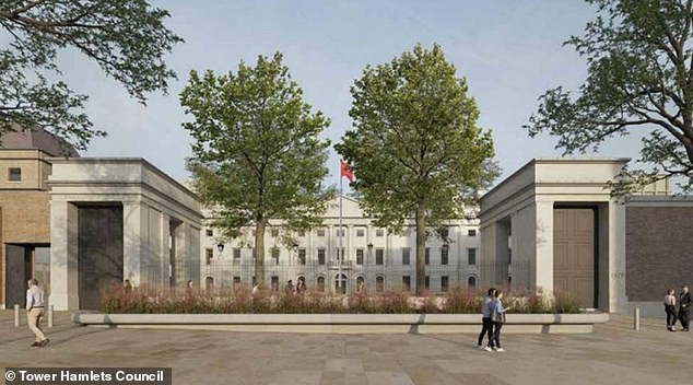 Der Plan: Ein gigantisches diplomatisches Zentrum am historischen Royal Mint Court