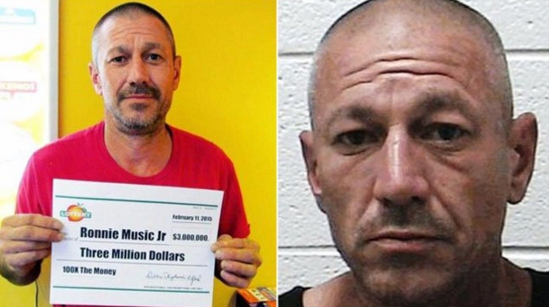 Рони Музик Џуниор погрешно инвестира: милионска добивка во лотарија вложена во мрежа за метамфетамин, резултат – 21 година затвор