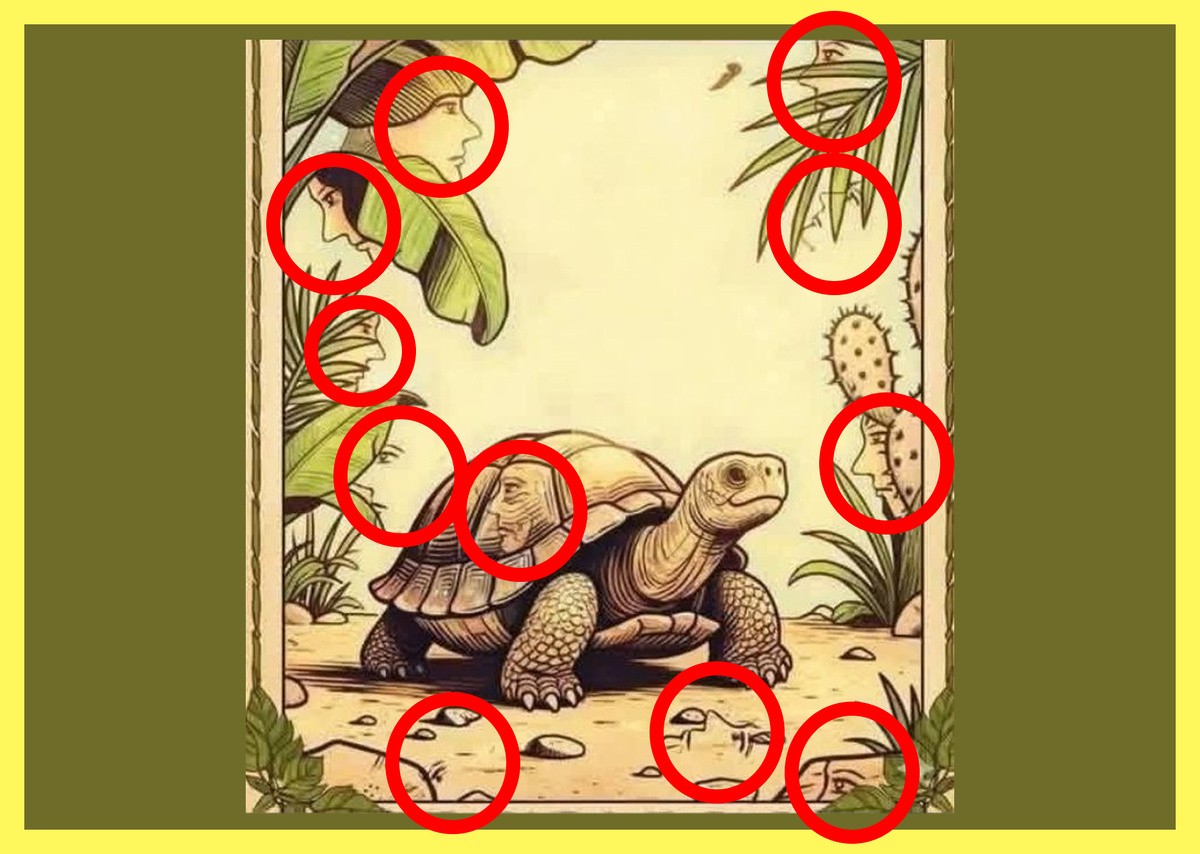 Времето истече — дали ги најдовте сите скриени лица? Точниот одговор е дека има 11 лица на сликата!