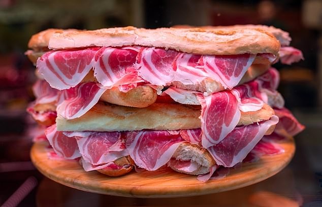 Spanish ham sandwich