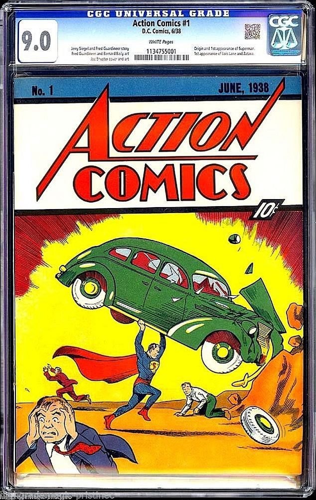Record sale makes Superman No 1 the most valuable comic ever