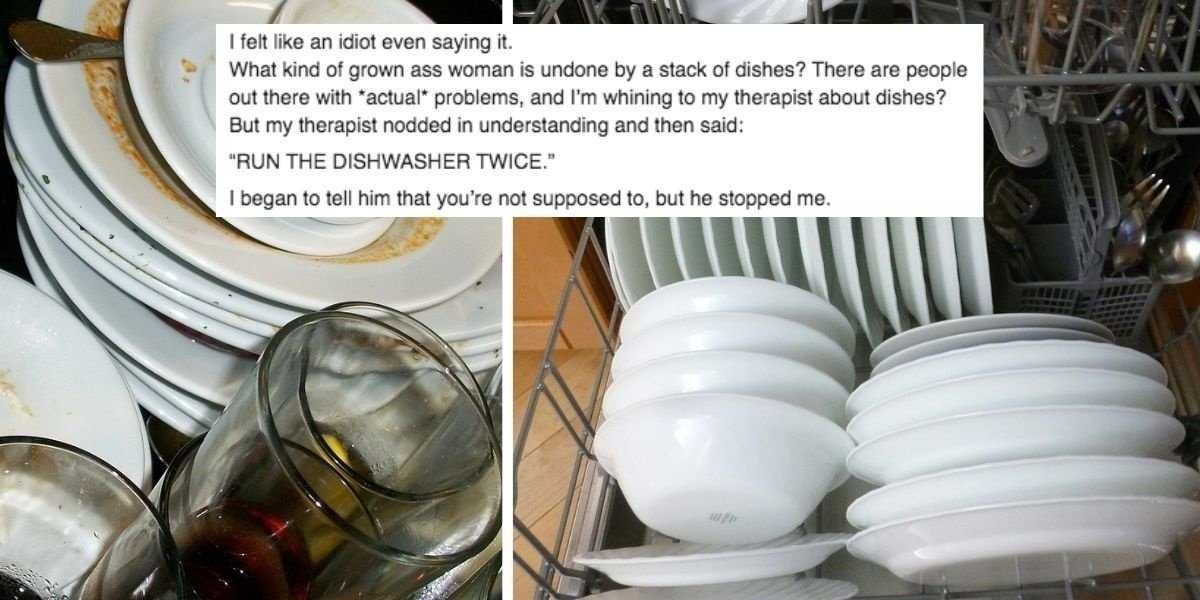 Псиохолог споделува терапевтски совет за ментално здравје што го менува животот: „Вклучете ја машината за миење садови двапати“