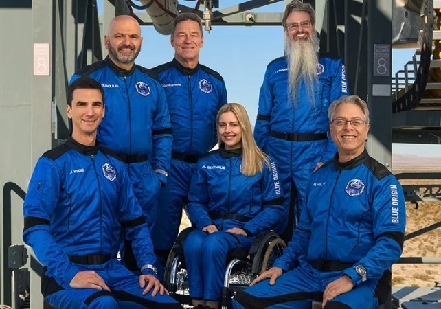 First Wheelchair-Using German Engineer Blasts into Space on Blue Origin Flight