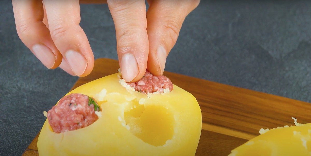 Réunir les boules évidées et les réserver