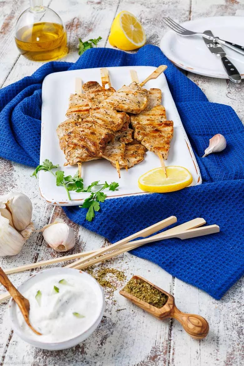 Souvlaki maison — des brochettes qui vous transportent en Grèce à chaque bouchée