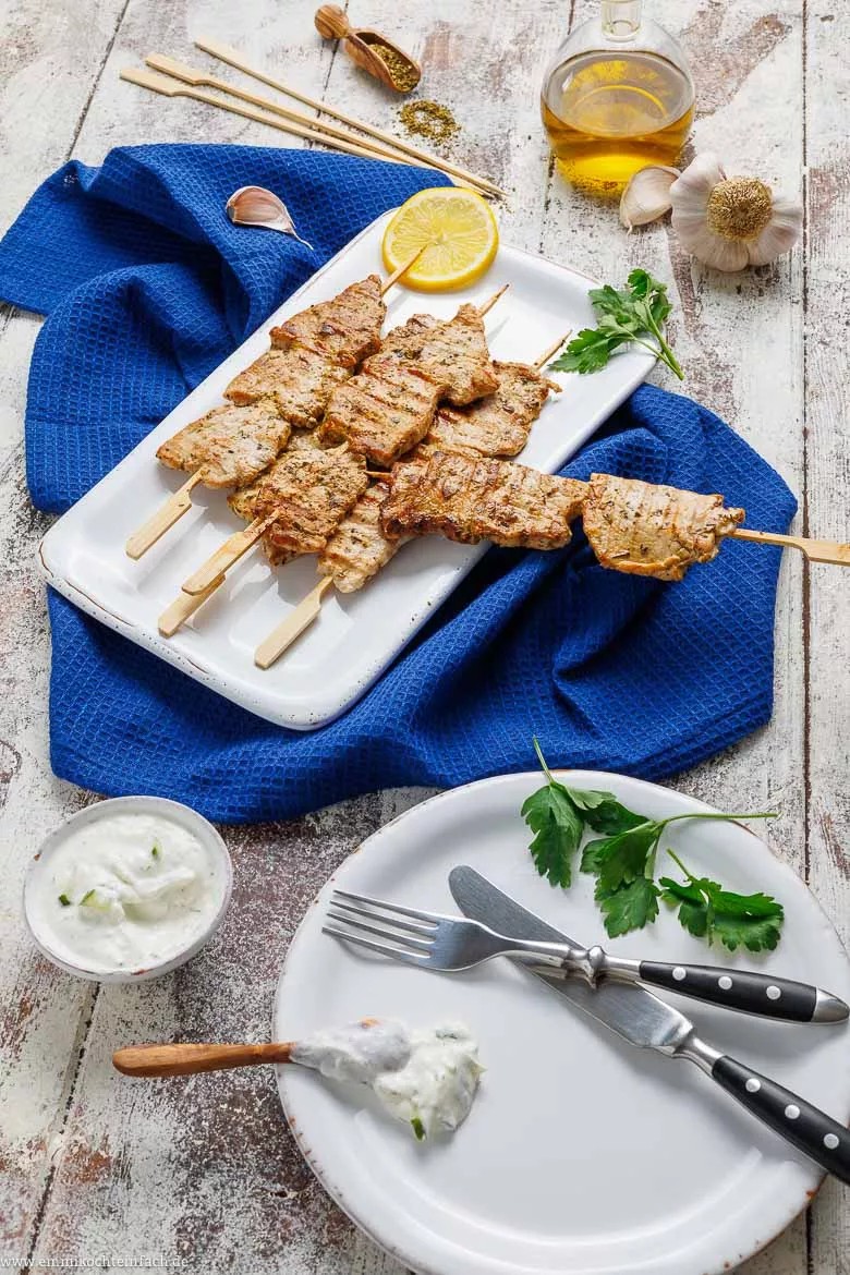 Acompanhamentos simples que elevam o Souvlaki
