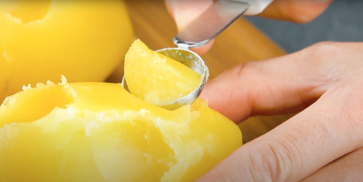 Friggi fino a doratura a 150 °C per circa 7–8 minuti