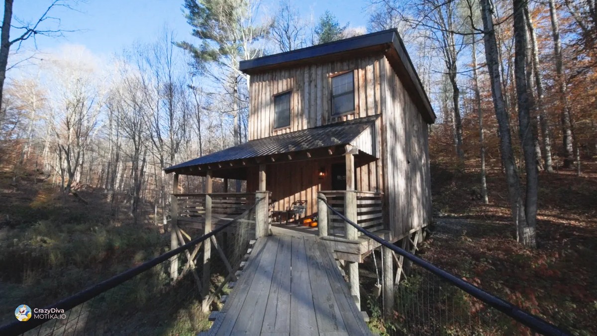 После три години работа, првата А-рамкова кабина станува сензација и е една од најбараните на Airbnb во Њујорк