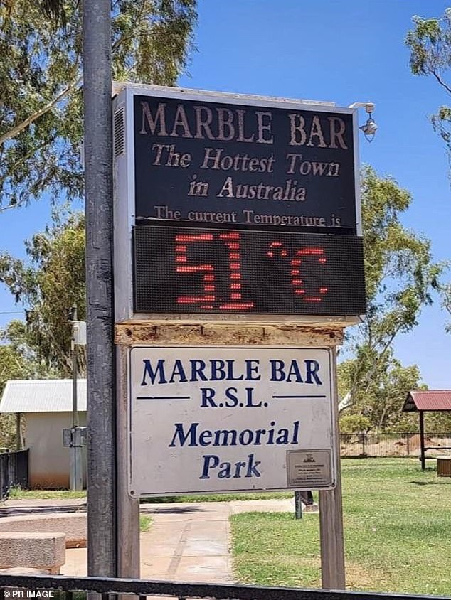 Australiens heißester Ort Marble Bar kämpft mit 47 °C und mehr