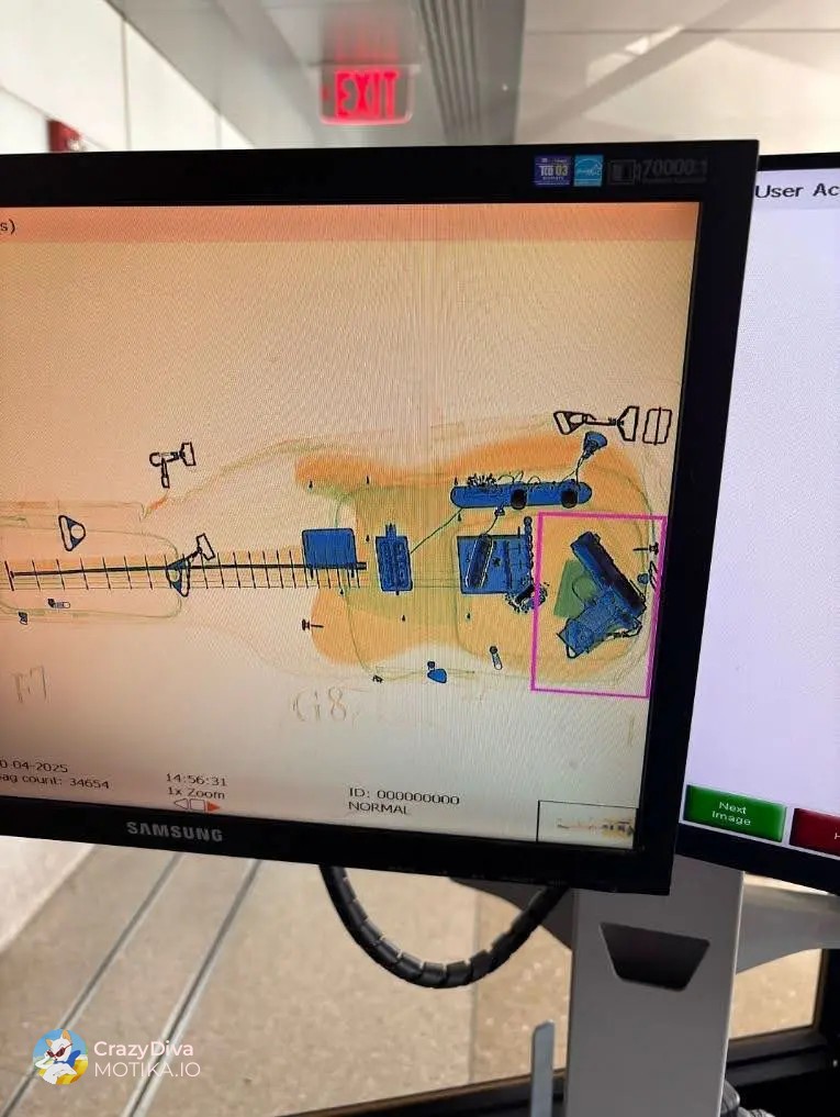 Скриен пиштол во футрола за гитара на аеродромот во Њуарк – патникот тврди дека не знаел што пренесува