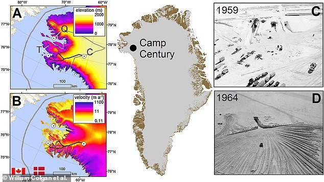 The buried town and its waste threat — diesel, PCBs and radioactive materials under melting ice