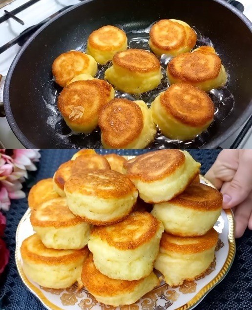 Без брашно! За 10 минути! Само чаша јогурт и малку време за цела планина слатки мини палачинки