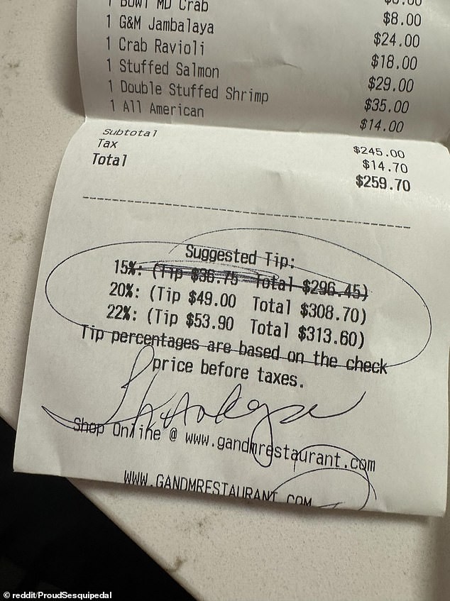 Scribbled-Out Tip Sparks Online Fury as Tipping Culture Reaches a Fever Pitch