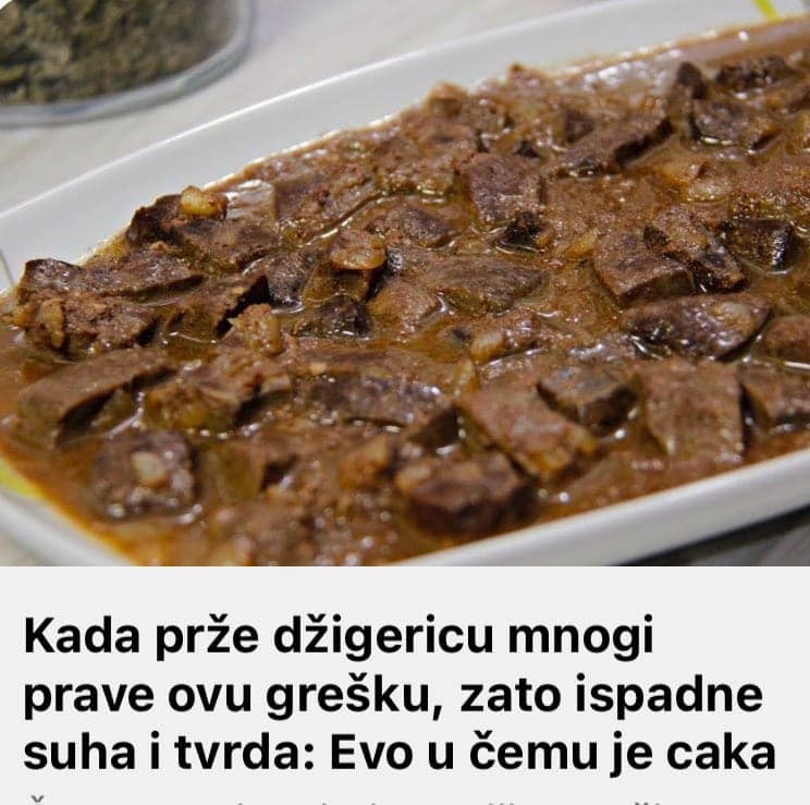 Сите ја прават истата клучна грешка при пржење џигер и затоа станува сув и тврд – Откриваме во што е тајната која ви го уништува вкусот