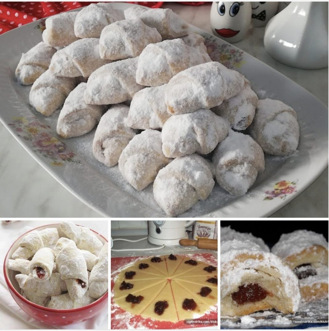 Најбрзите и најмеките благи кифлички – се топат во уста и се прават за 20 минути!