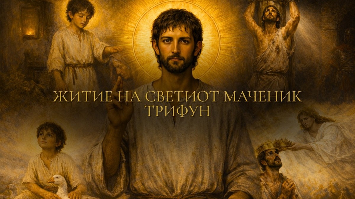 Гладот и инсектите: момчето Трифун со молитва ја спасува жетвата и животот на сиромашните