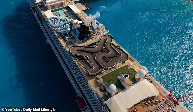 Првото светско искуство: Картинг трка над океанот на бродот Norwegian Joy со брзини до 56 км/ч и електрични возила за максимална безбедност