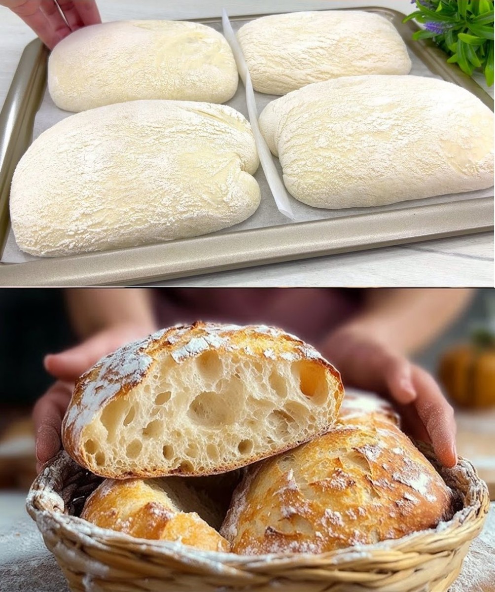 Потребни состојки за италијански леб кој не бара месење