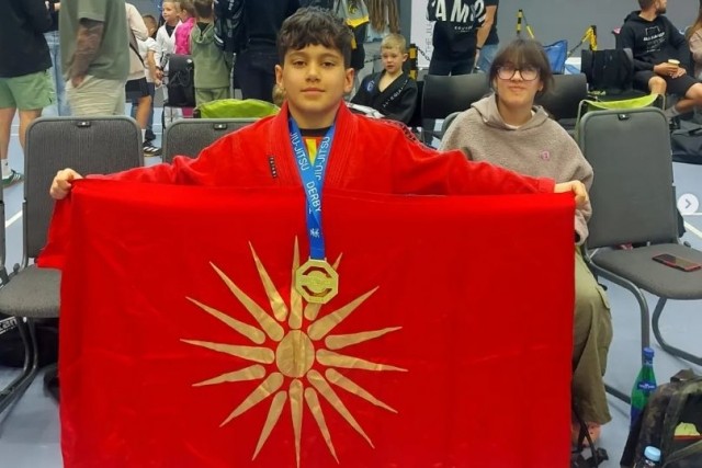 Нова победа на Павел: Шампионски појас на НАГА турнирот и уште медали