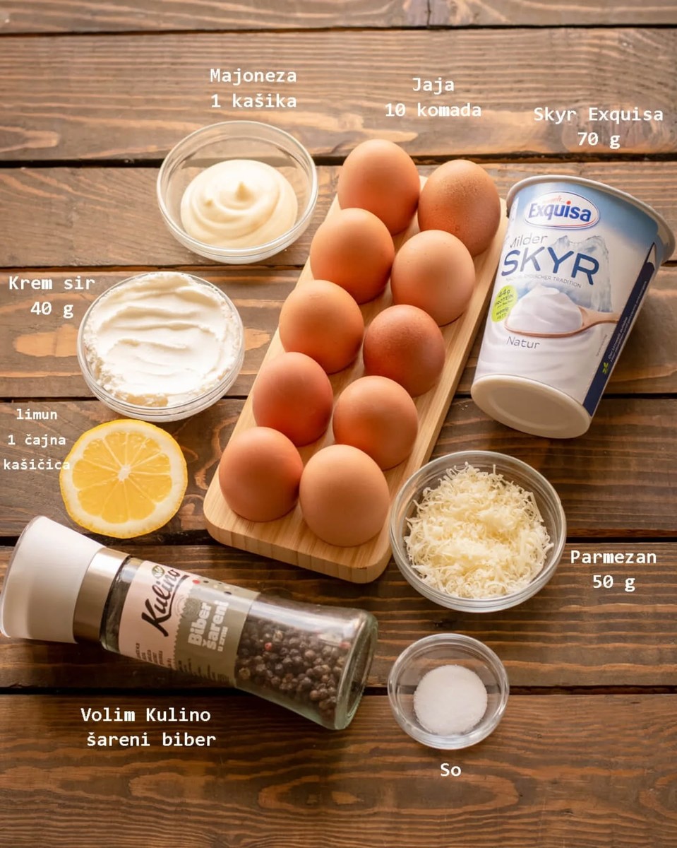 Потребни состојки за велигденските јајца и нивното полнење