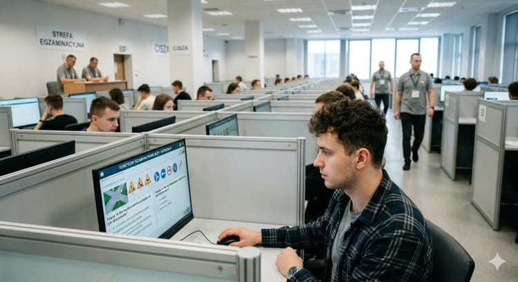 Во Полска, како и во Македонија, мора прво да поминеш теоретски тест за да го возиш практичниот – но никој не очекува 139 обиди