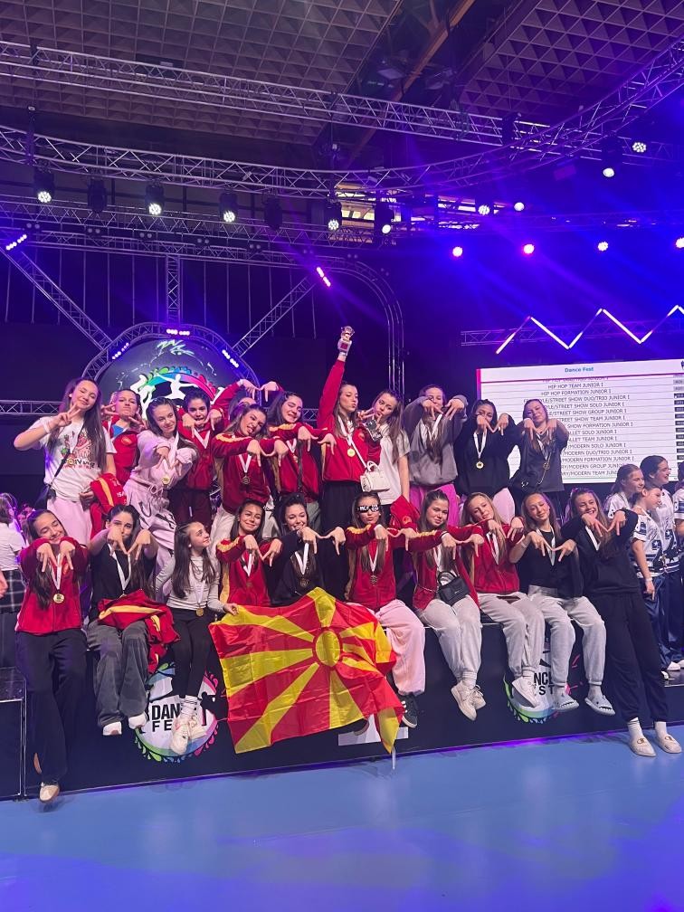 Македонски танчери доминираа во Нови Сад - злато во секоја категорија во која настапија