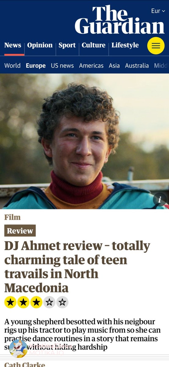 „Тотално шармантно" - пишува Гардијан за македонскиот филм Диџеј Ахмет и еве што друго