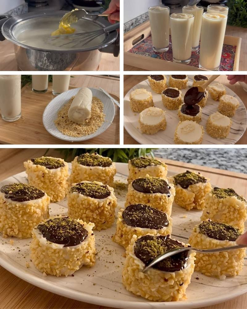 Состојки потребни за да подготвите млечни руски капи лесно и брзо