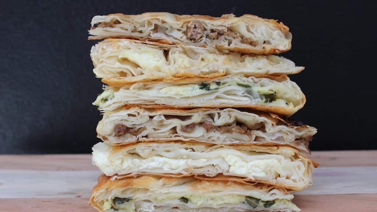 Meet the mum-and-son duo bringing burek to the masses The Balkan Butler is shaking up lunch breaks, one baklava muffin at a time.