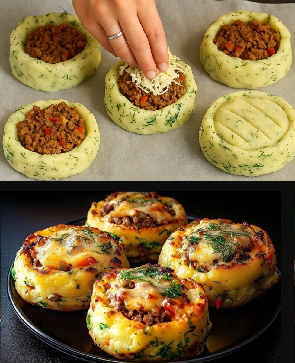 Детален чекор по чекор водич за подготовка на полнети гнезда од пире компир