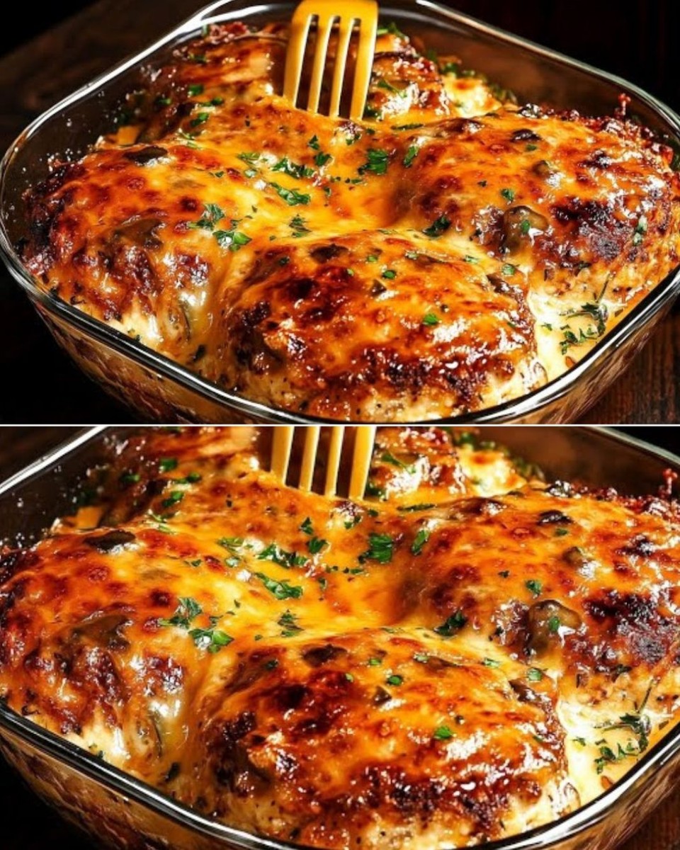 Овој рецепт го пронајдов во старо германско списание и сега е нашиот омилен -  Топчиња од компир полнети со говедско и сос од печурки