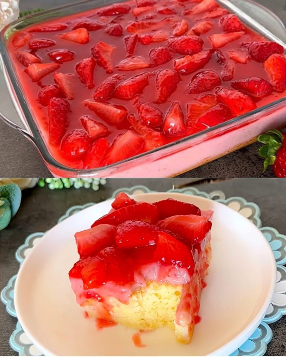 Оваа ладна јагодова торта ќе ве освои – БЕЗ мерки, желатин или шлаг, само вистински летен вкус и лесна подготовка